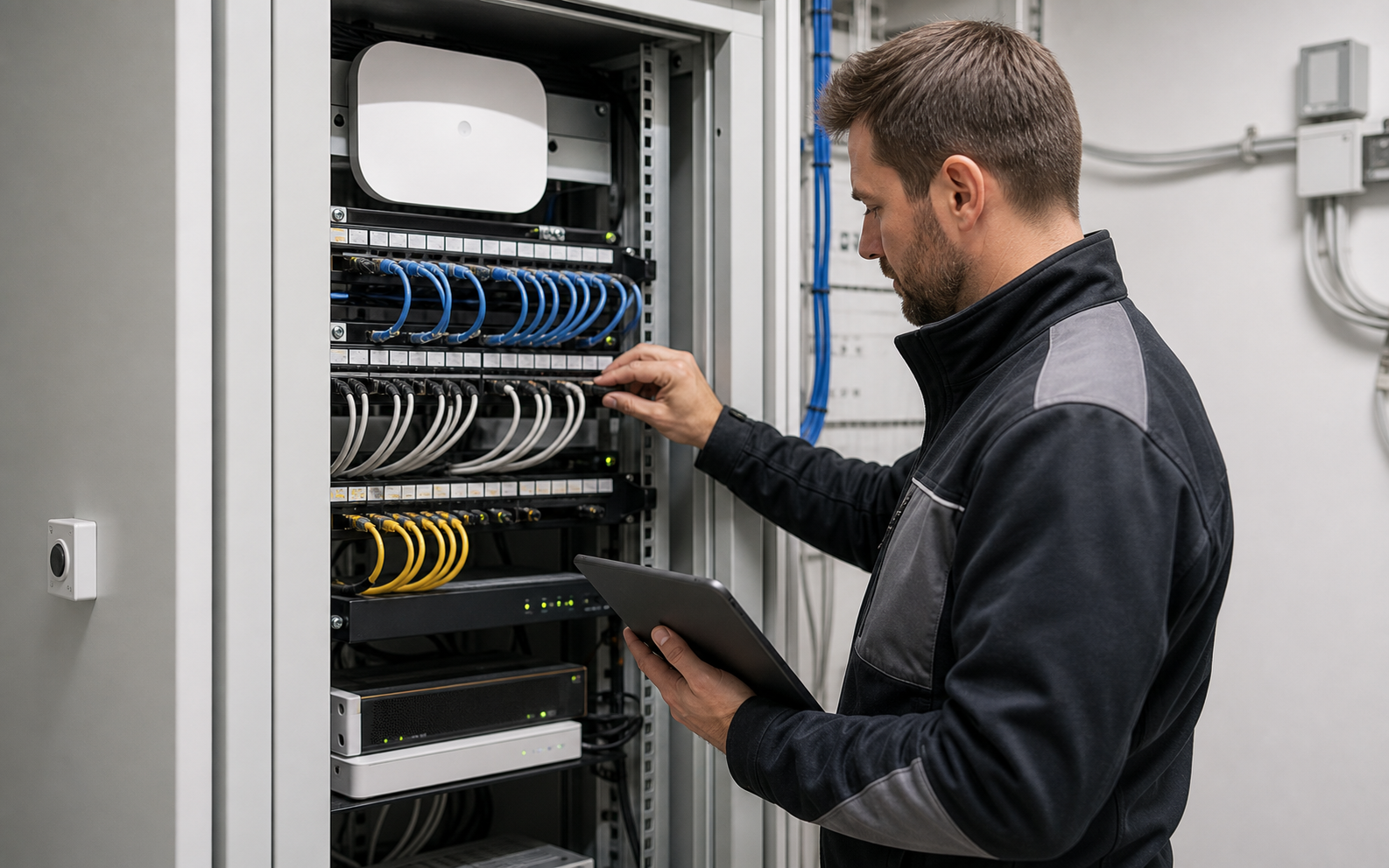 FMFK Objekt-IT mit Netzwerk- und WLAN-Schrank